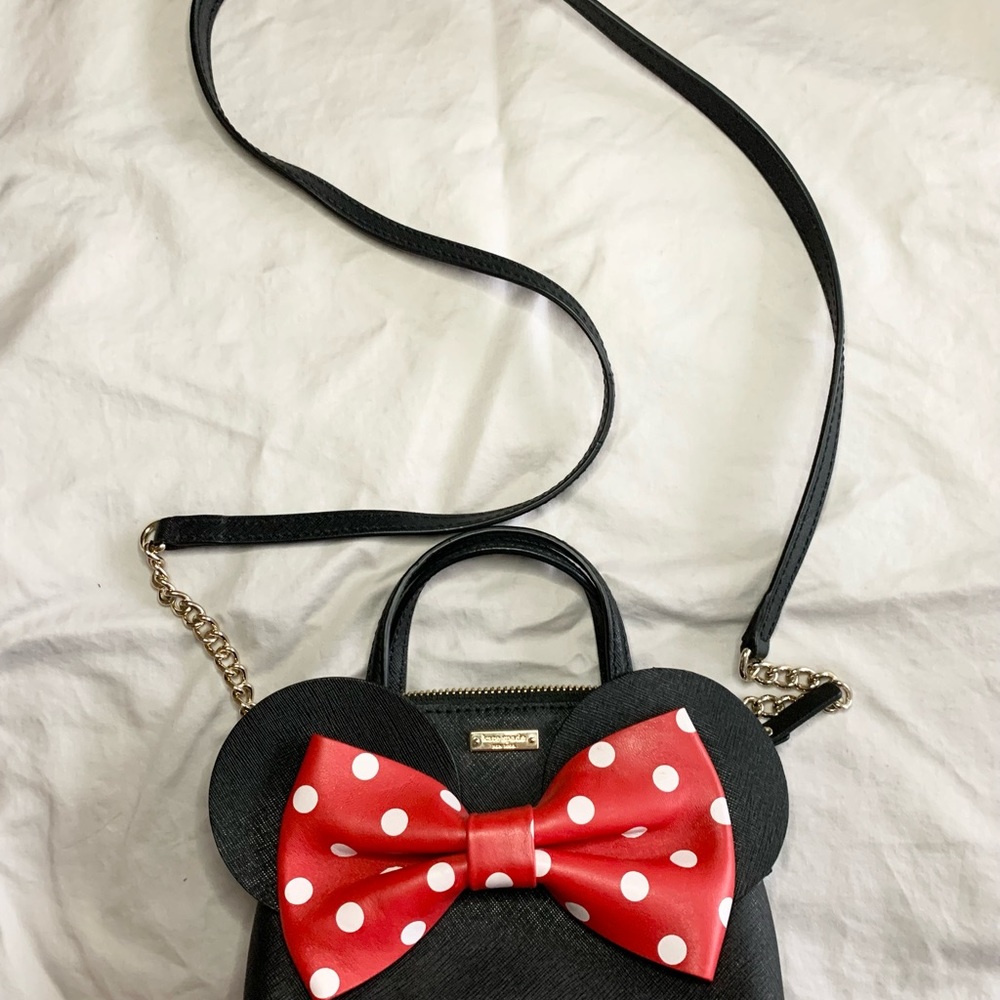 Kate Spade New York Minnie Mouse Leather Crossbody Bag